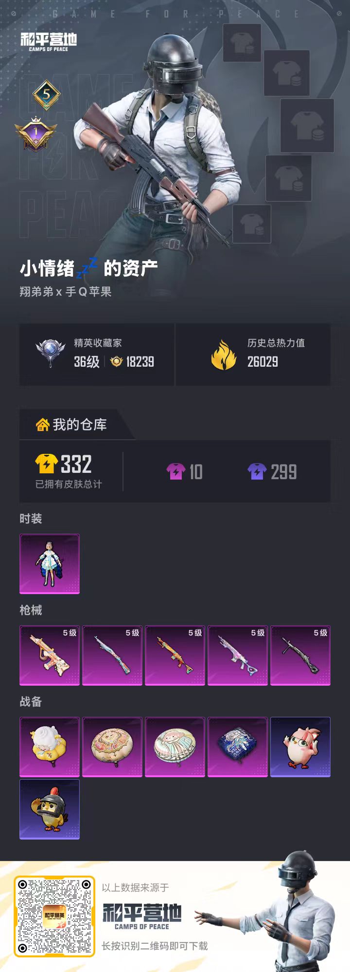 HPSJ4143144和平精英账号详情图2