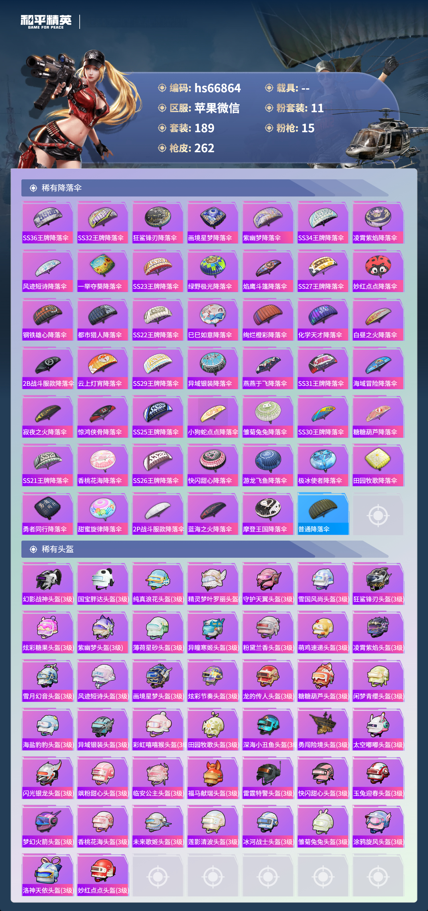 HPSJ4145701和平精英账号详情图11 HPSJ4145701和平精英账号详情图11