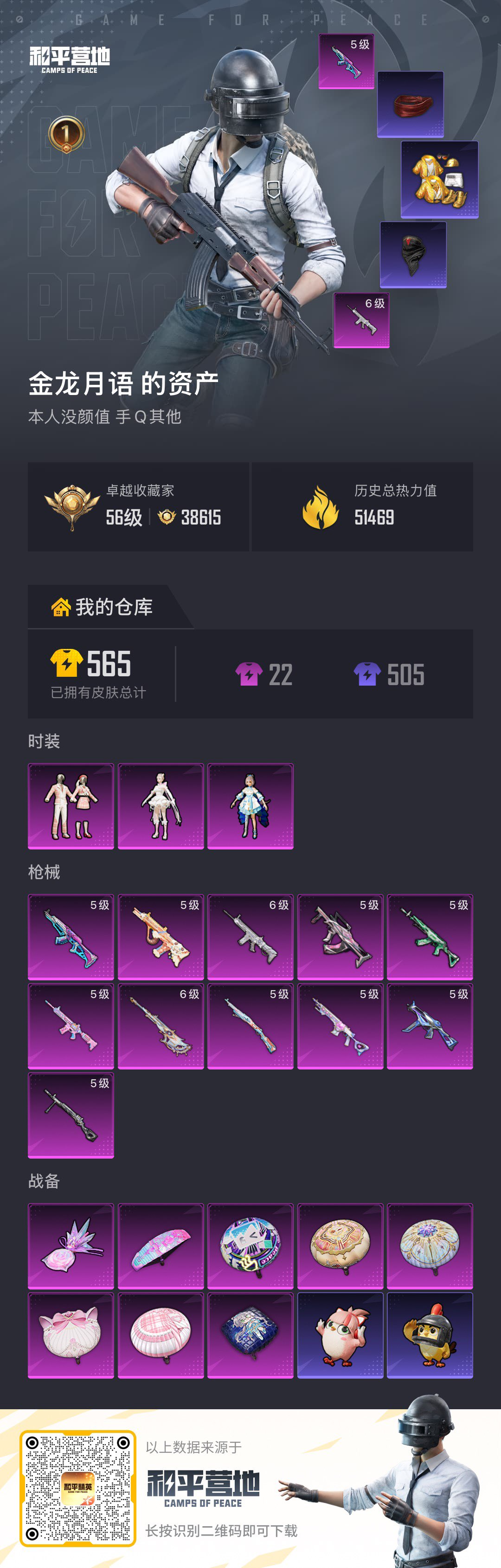 HPSJ4145713和平精英账号详情图2 HPSJ4145713和平精英账号详情图2