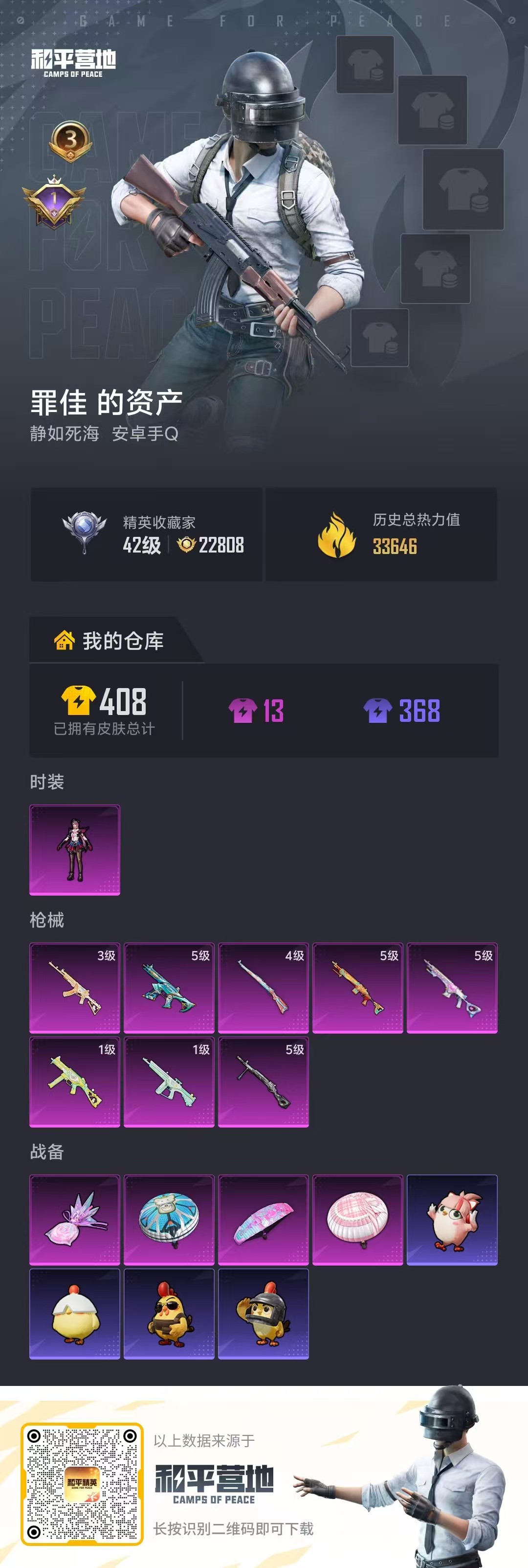 HPSJ4146235和平精英账号详情图2