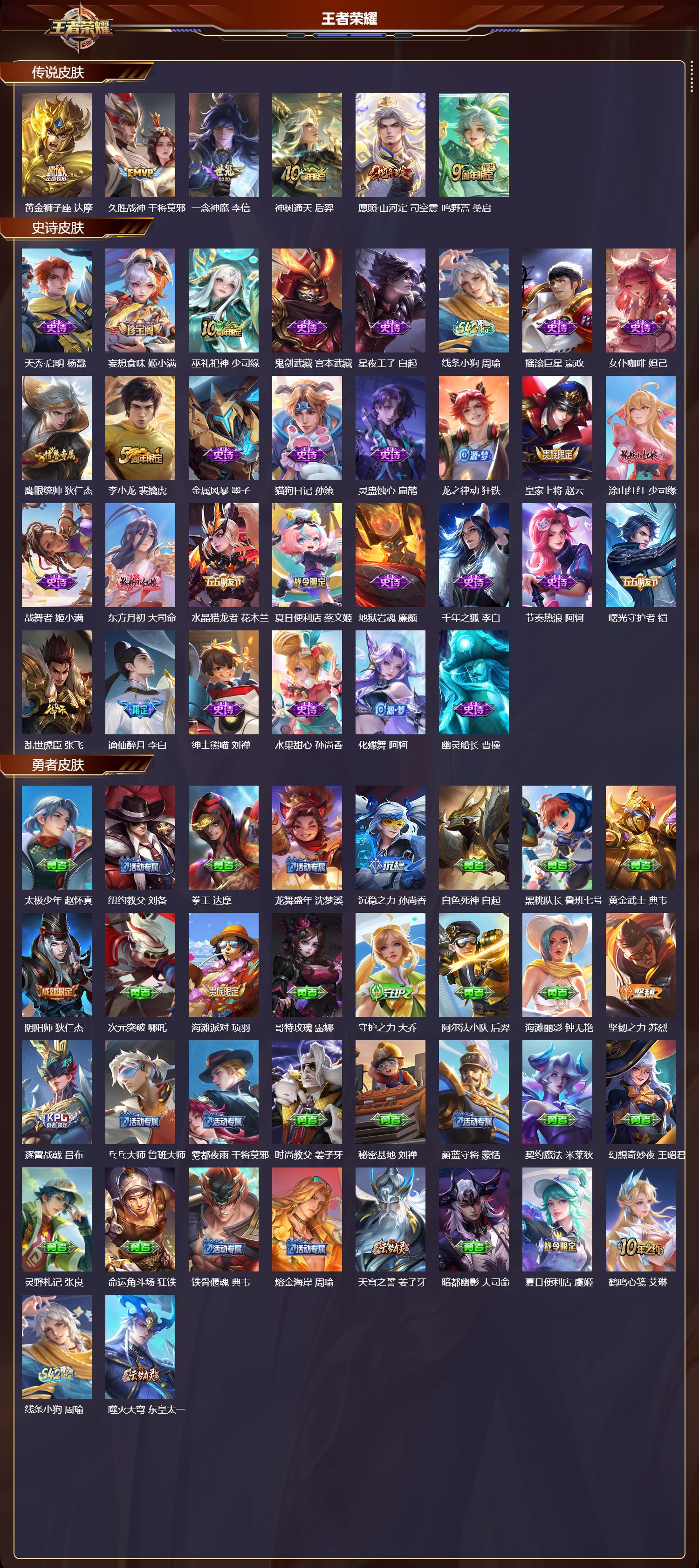 WZMK4262712王者荣耀账号详情图2 WZMK4262712王者荣耀账号详情图2