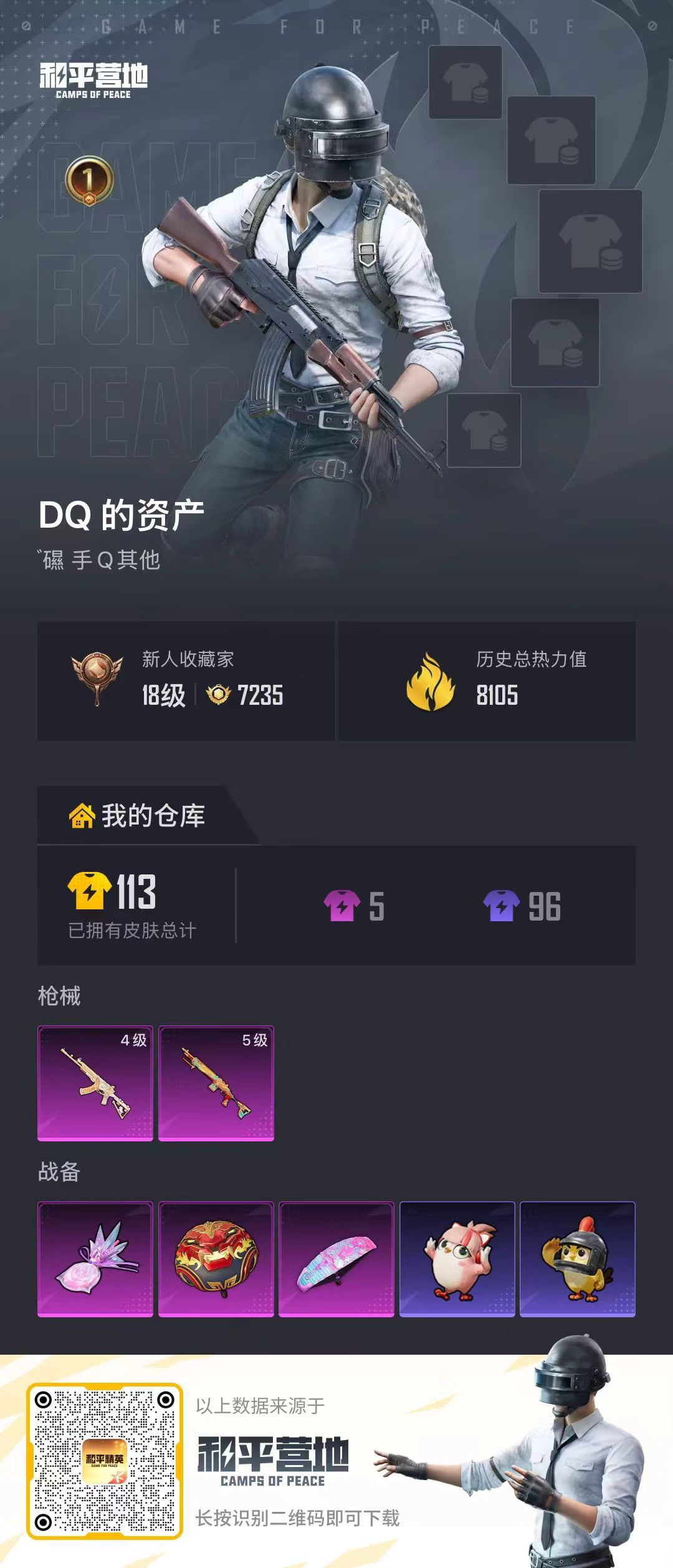 HPSJ4145190和平精英账号详情图2 HPSJ4145190和平精英账号详情图2