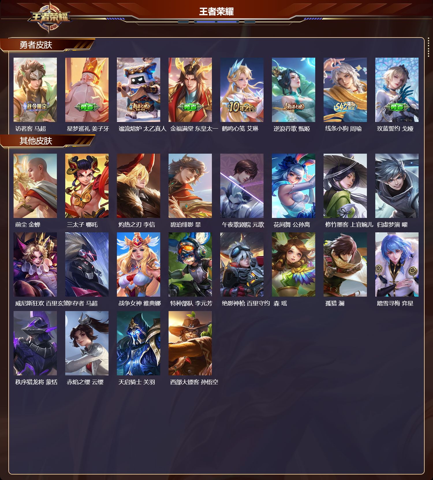 WZMK4262718王者荣耀账号详情图4