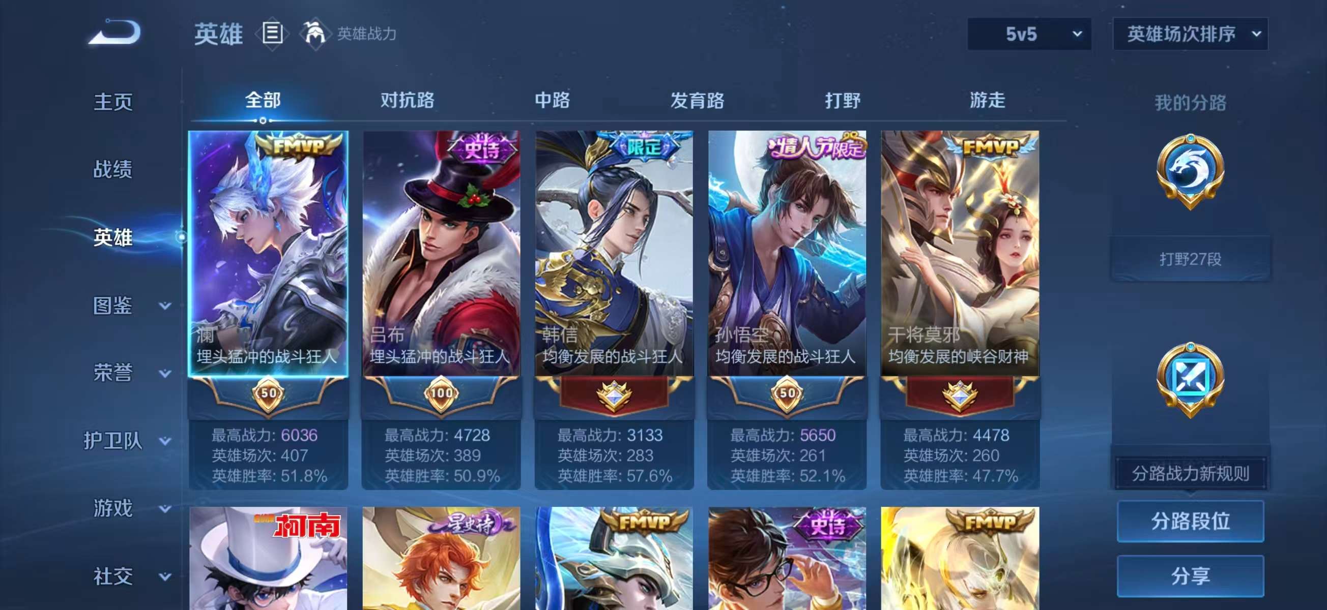 WZCMW4281697王者荣耀账号详情图5