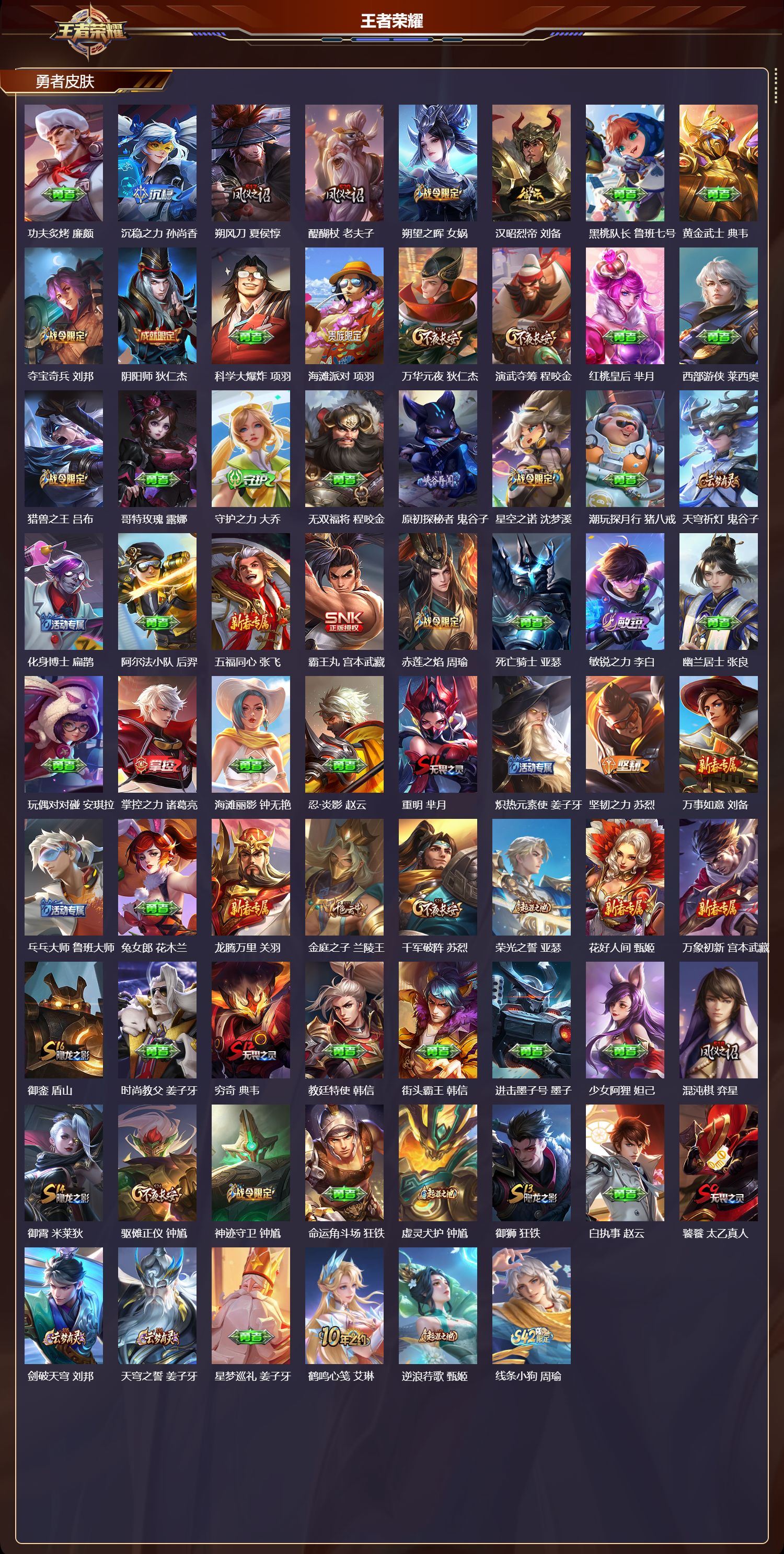 WZQM4261692王者荣耀账号详情图3 WZQM4261692王者荣耀账号详情图3