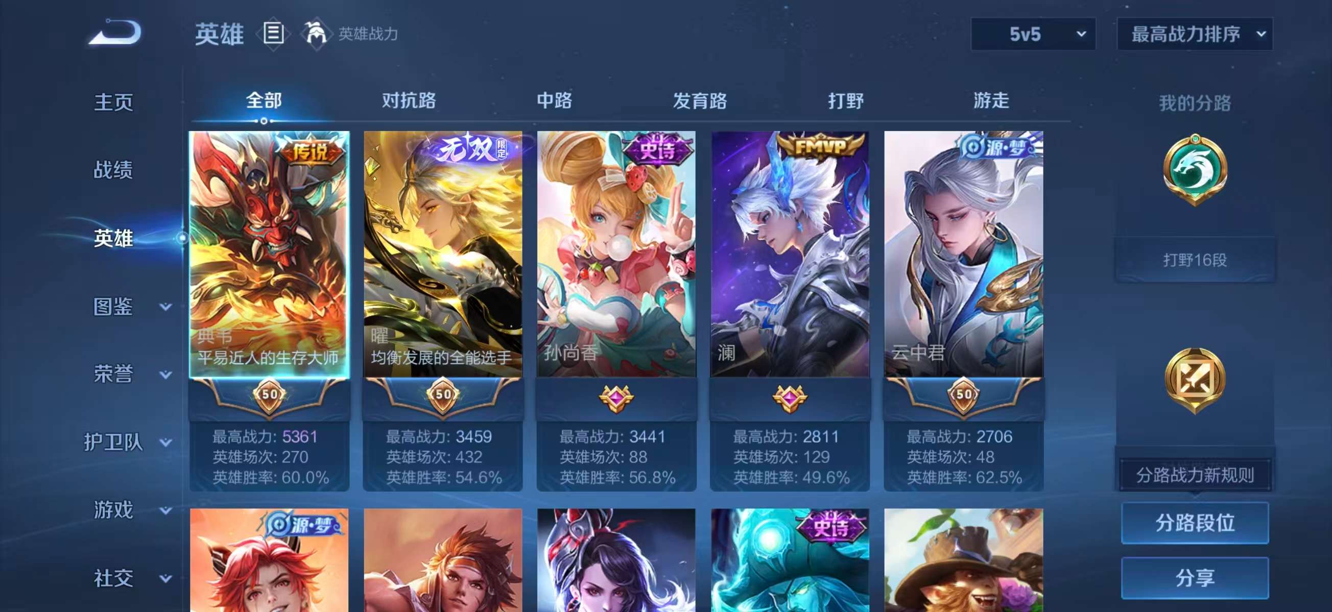 WZCMW4281025王者荣耀账号详情图4