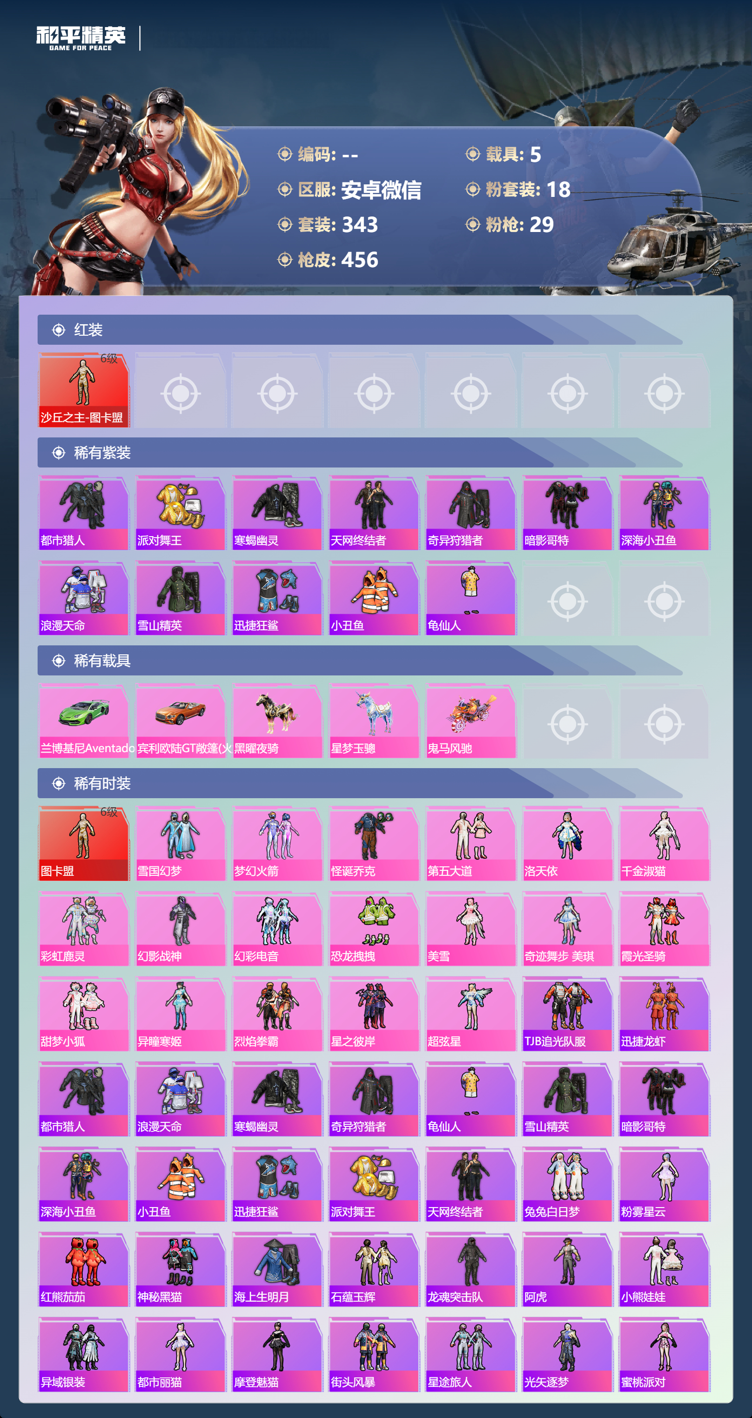 HPSJ4145081和平精英账号详情图5