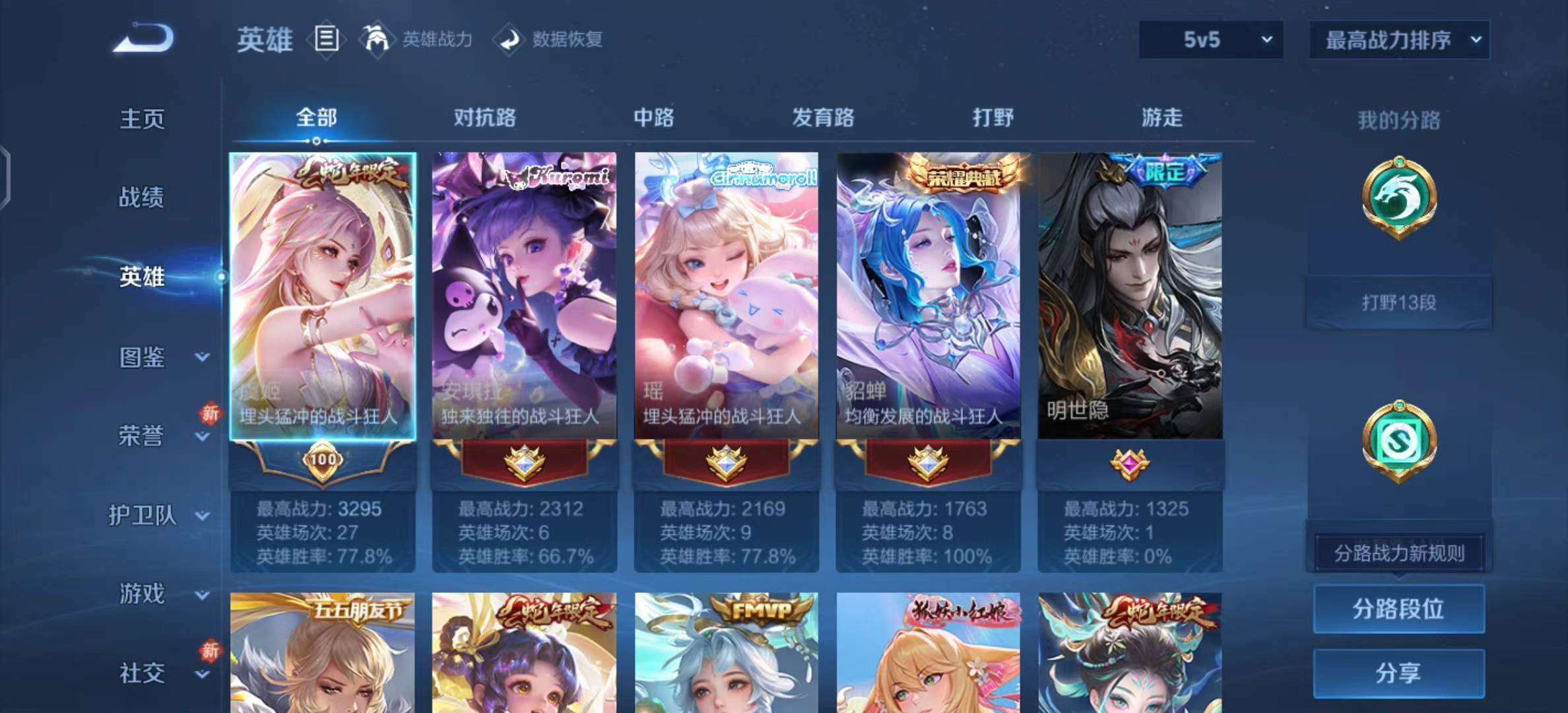 WZCMW4281248王者荣耀账号详情图4