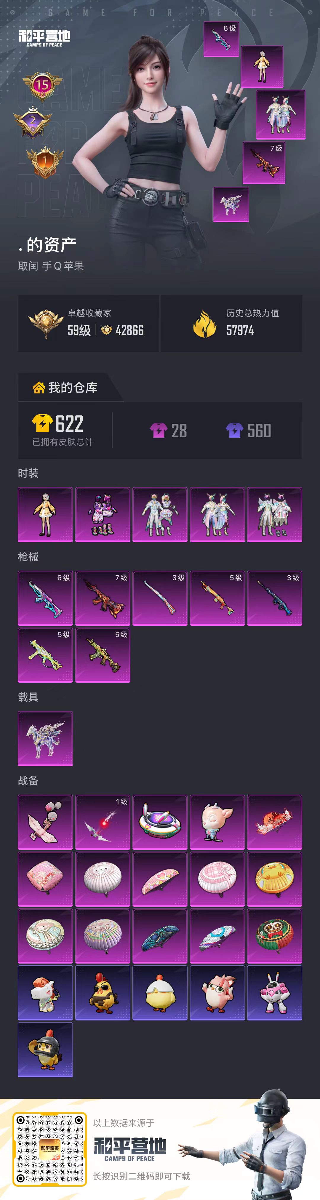 HPSJ4145647和平精英账号详情图2