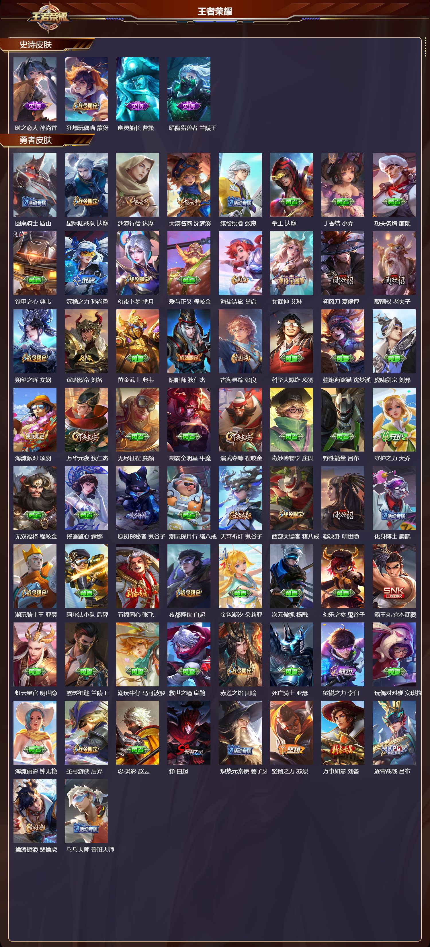 WZQM4261665王者荣耀账号详情图4 WZQM4261665王者荣耀账号详情图4