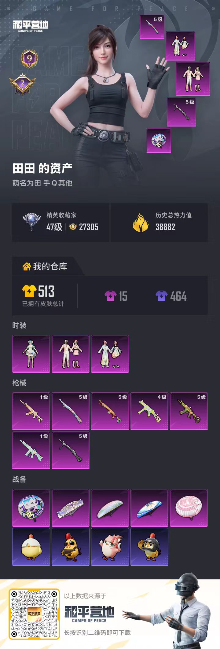 HPSJ4145648和平精英账号详情图2 HPSJ4145648和平精英账号详情图2