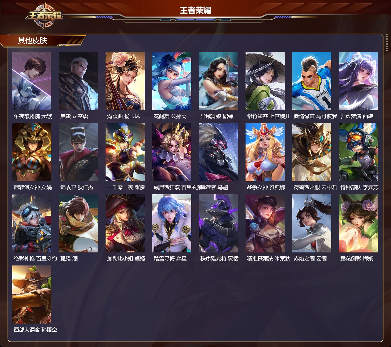 WZQM4262414王者荣耀账号详情图5