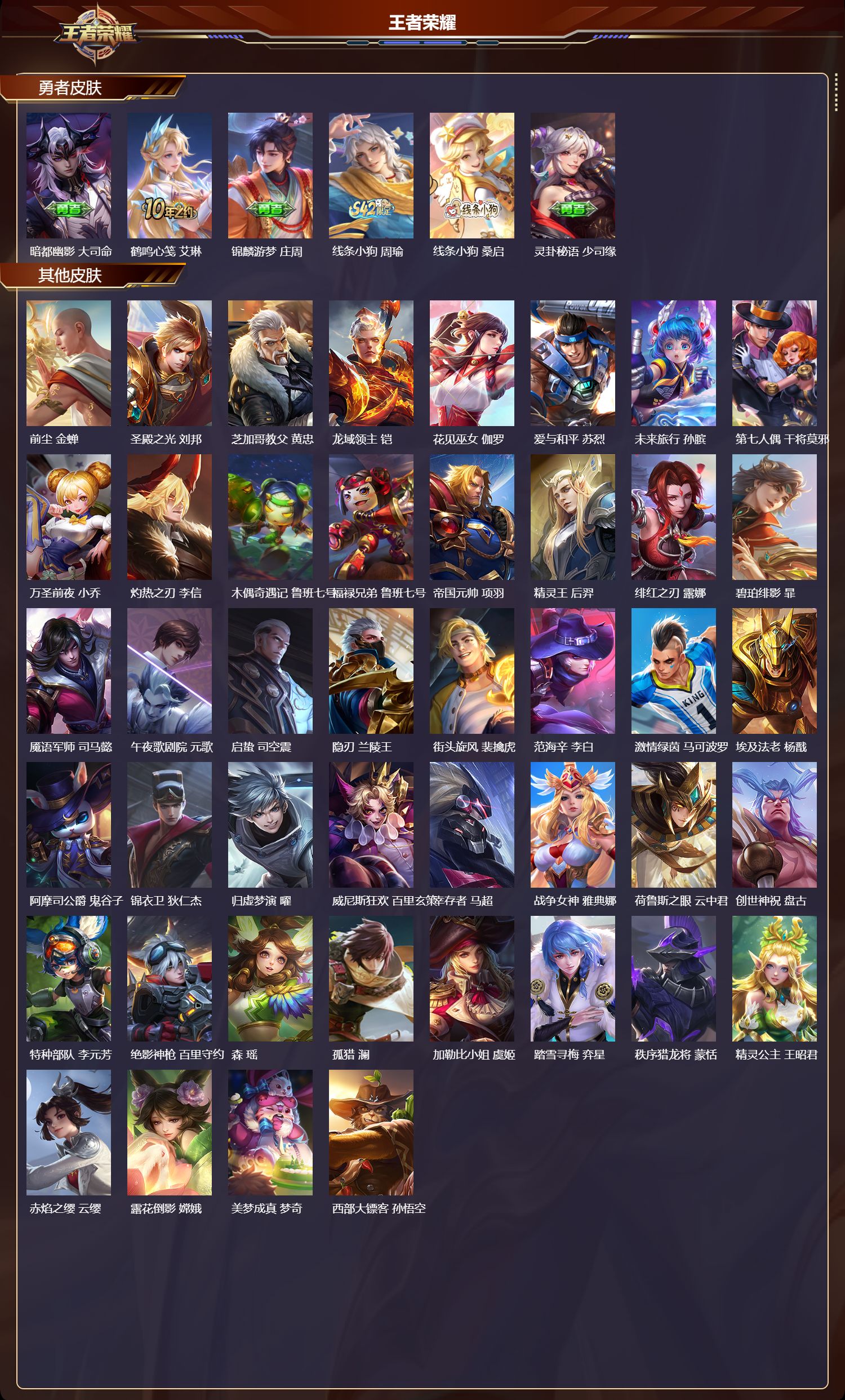 WZCMW4281448王者荣耀账号详情图9