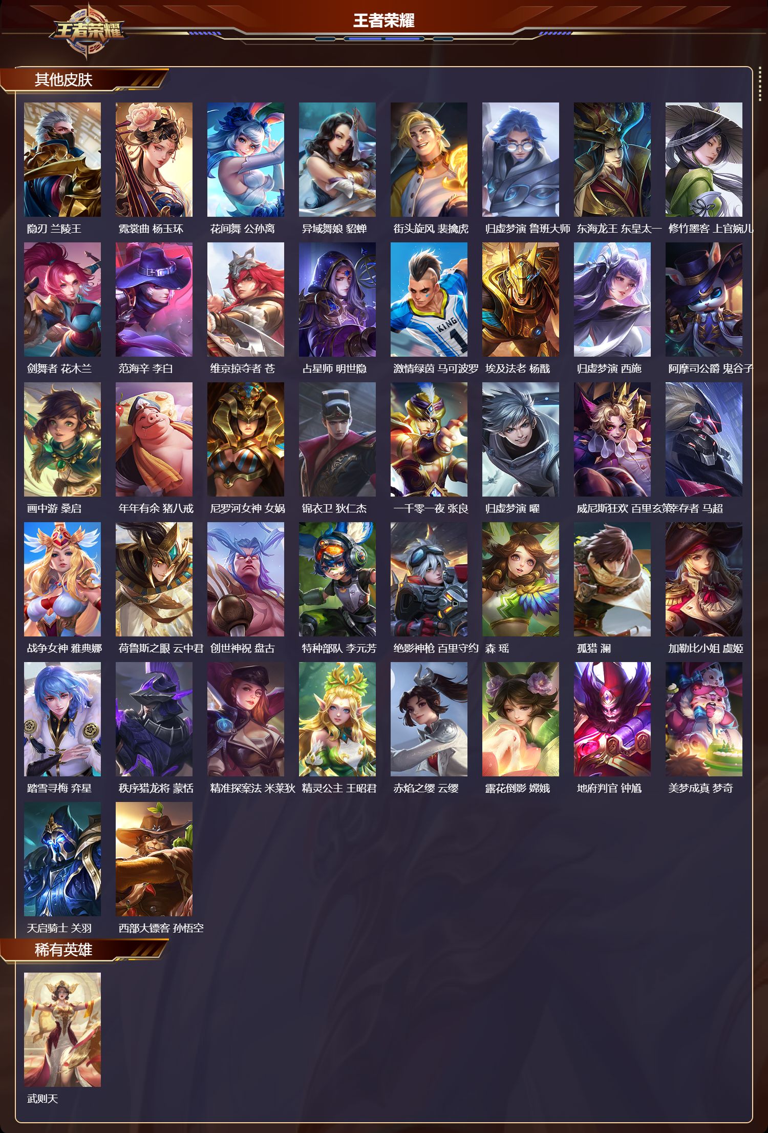 WZQM4262957王者荣耀账号详情图7