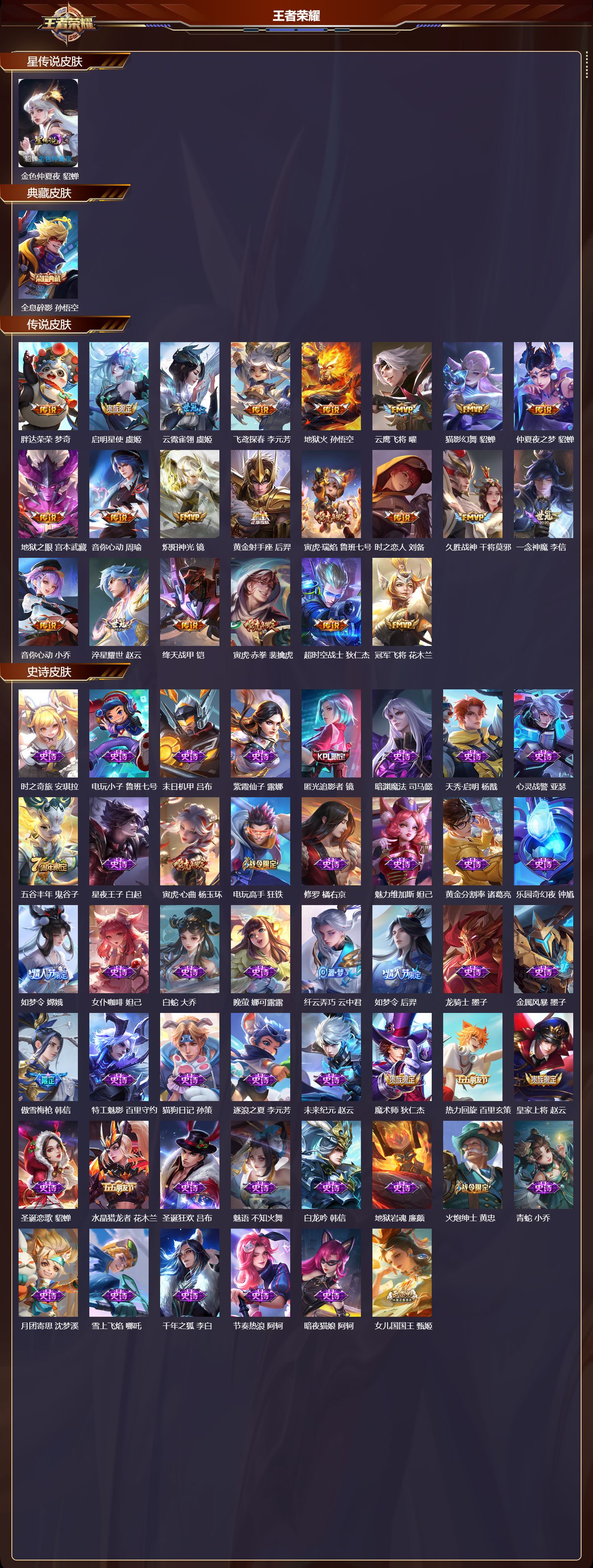 WZQM4262765王者荣耀账号详情图2