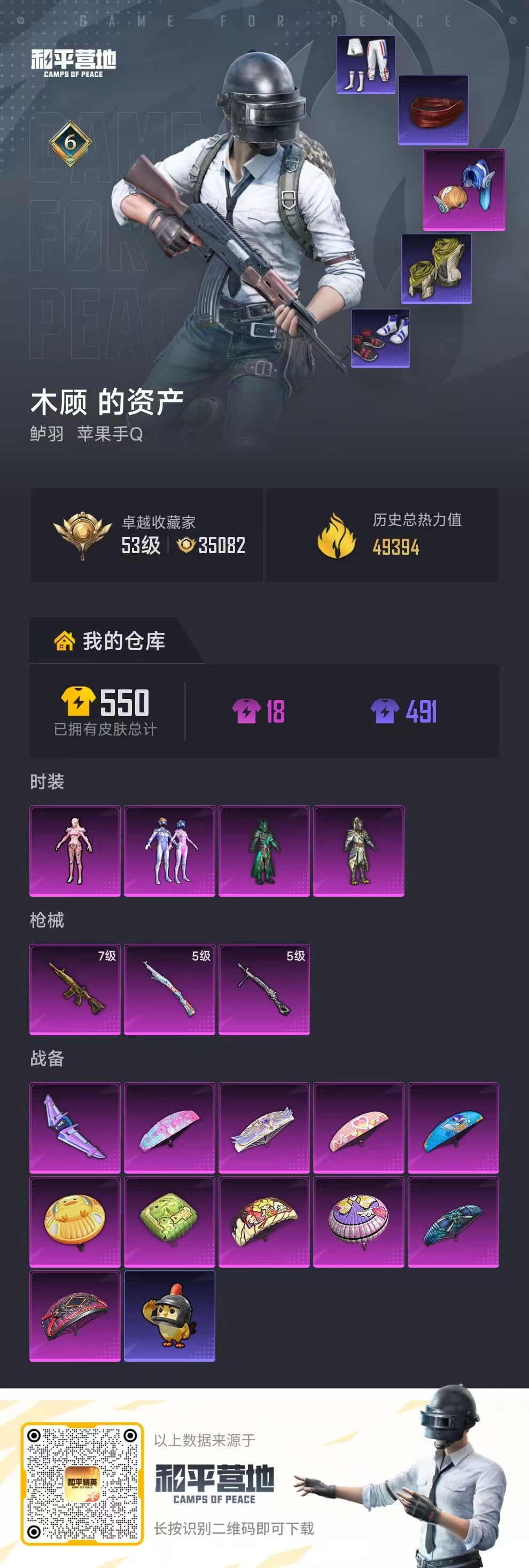 HPSJ4145244和平精英账号详情图2