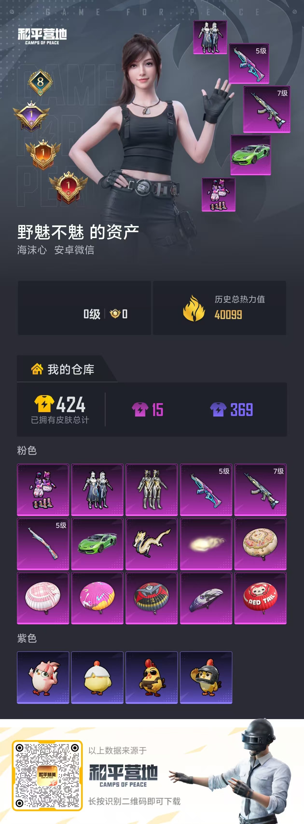 HPSJ4145084和平精英账号详情图2 HPSJ4145084和平精英账号详情图2