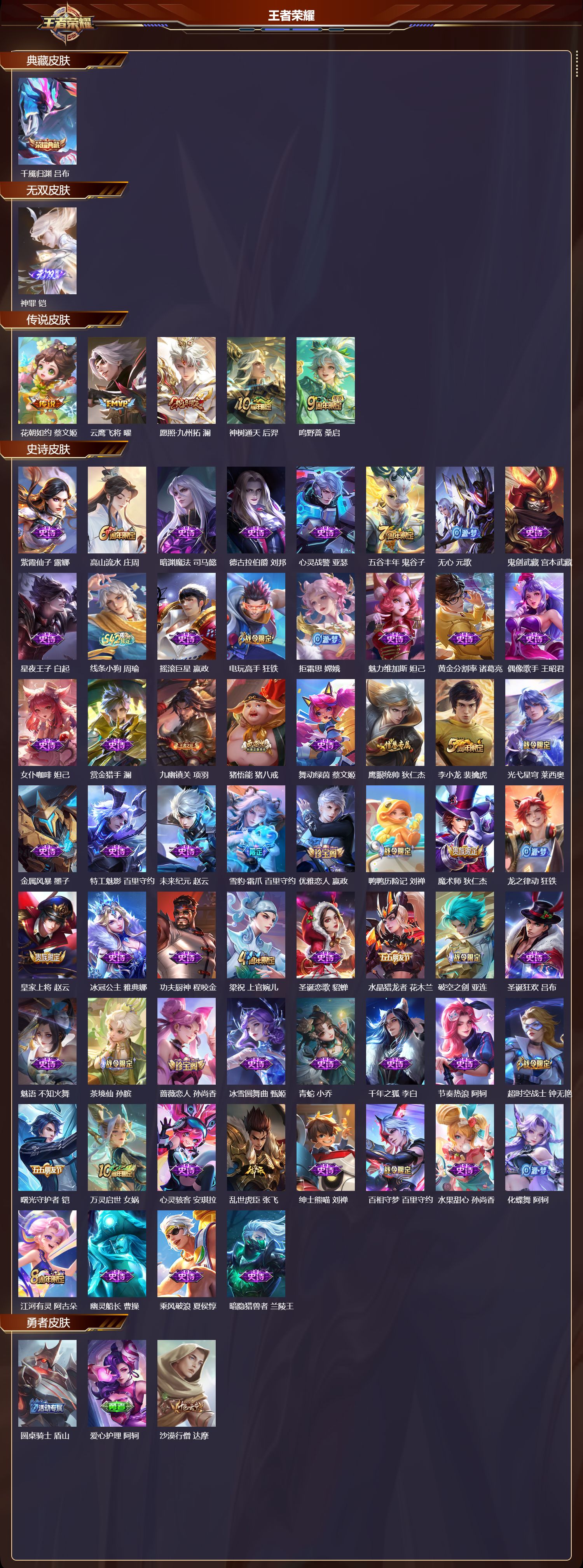 WZQM4262414王者荣耀账号详情图2