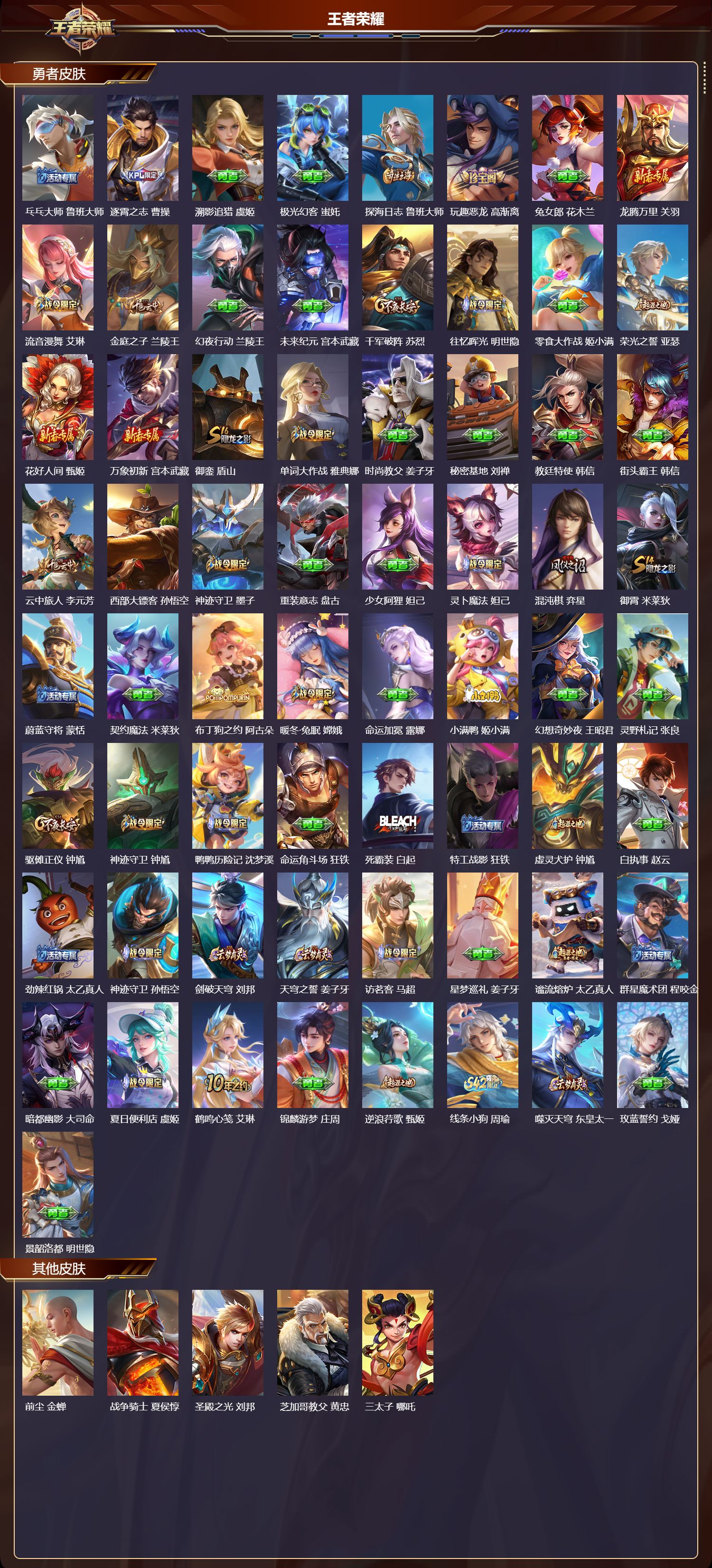 WZQM4262854王者荣耀账号详情图5