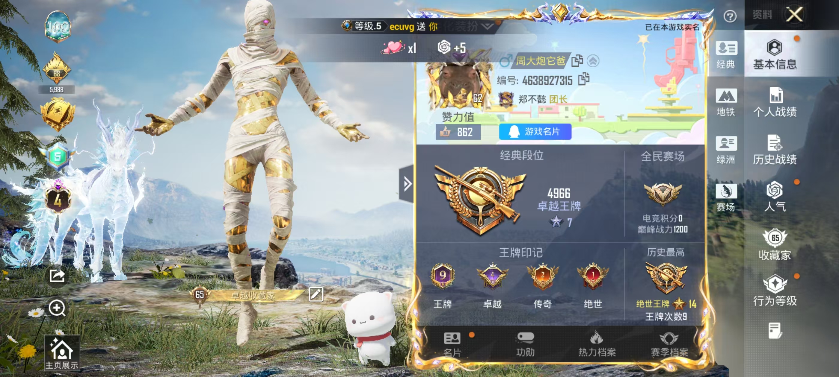 HPSJ4145265和平精英账号详情图3 HPSJ4145265和平精英账号详情图3