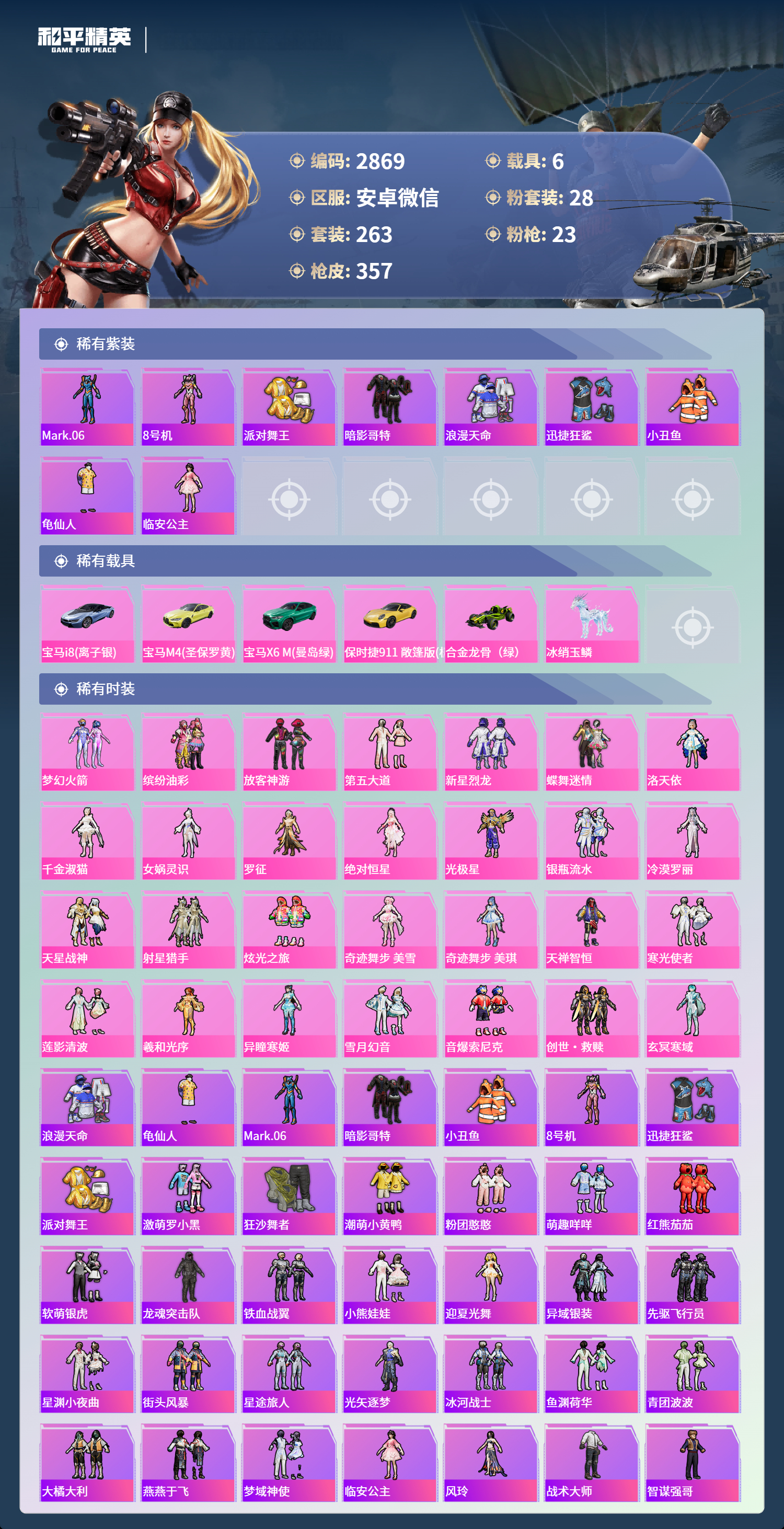 HPLX4149995和平精英账号详情图3