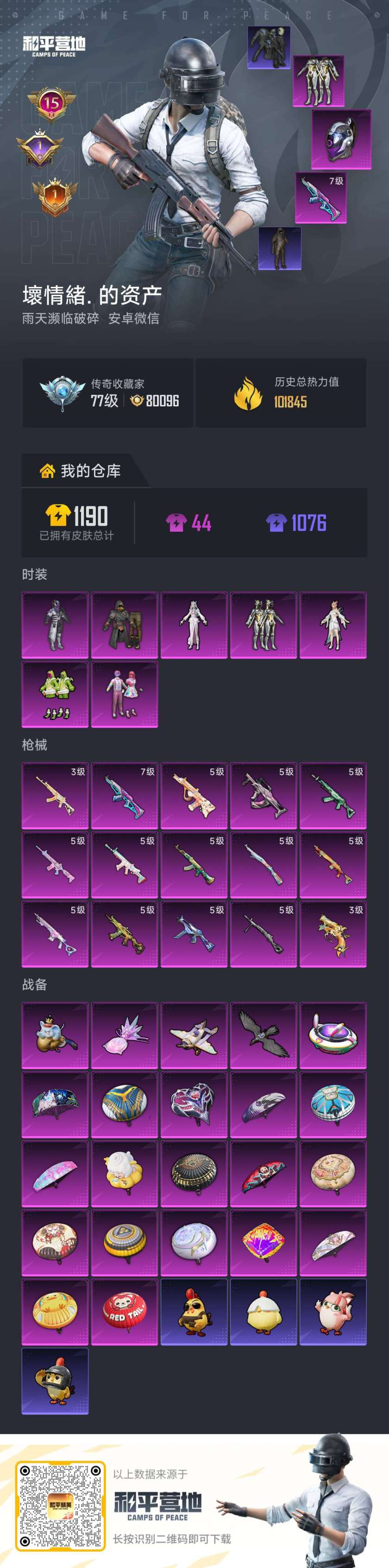 HPSJ4145107和平精英账号详情图2