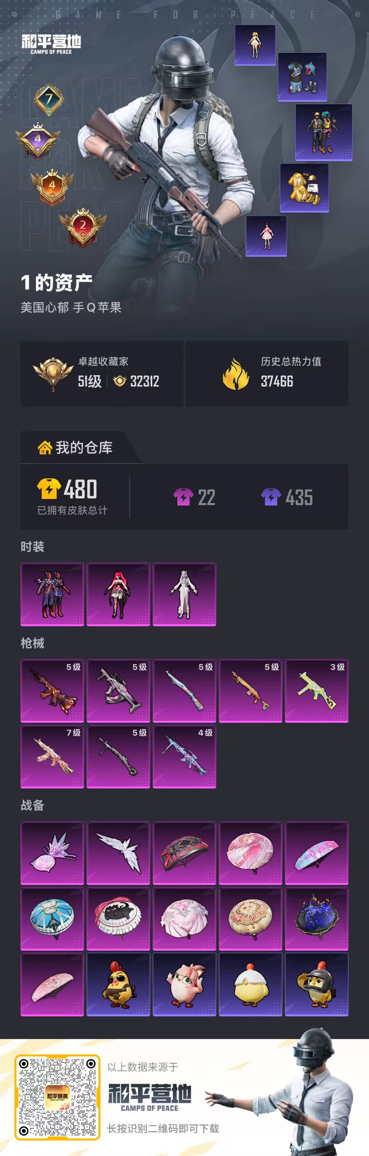 HPSJ4146306和平精英账号详情图2