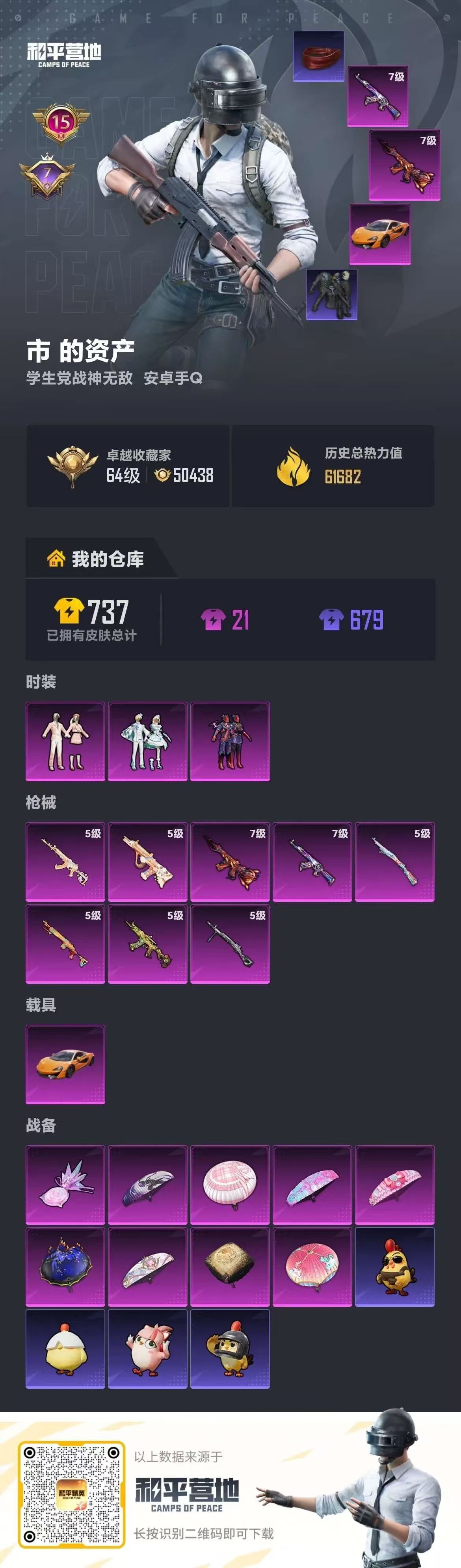 HPSJ4145062和平精英账号详情图2 HPSJ4145062和平精英账号详情图2