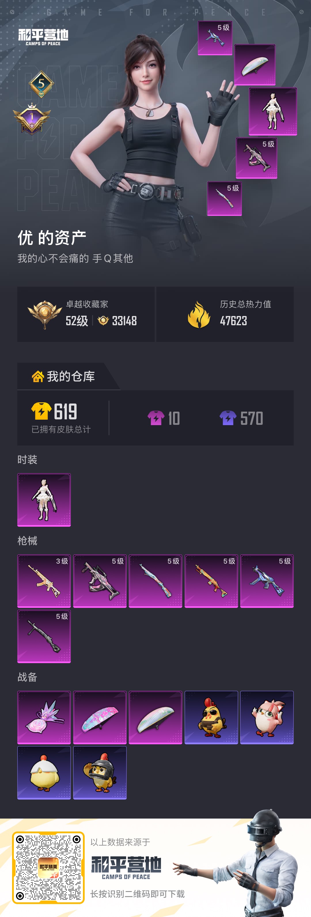 HPSJ4145653和平精英账号详情图2