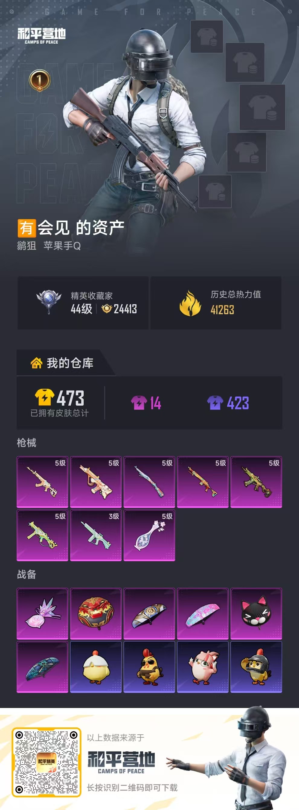 HPSJ4145110和平精英账号详情图2