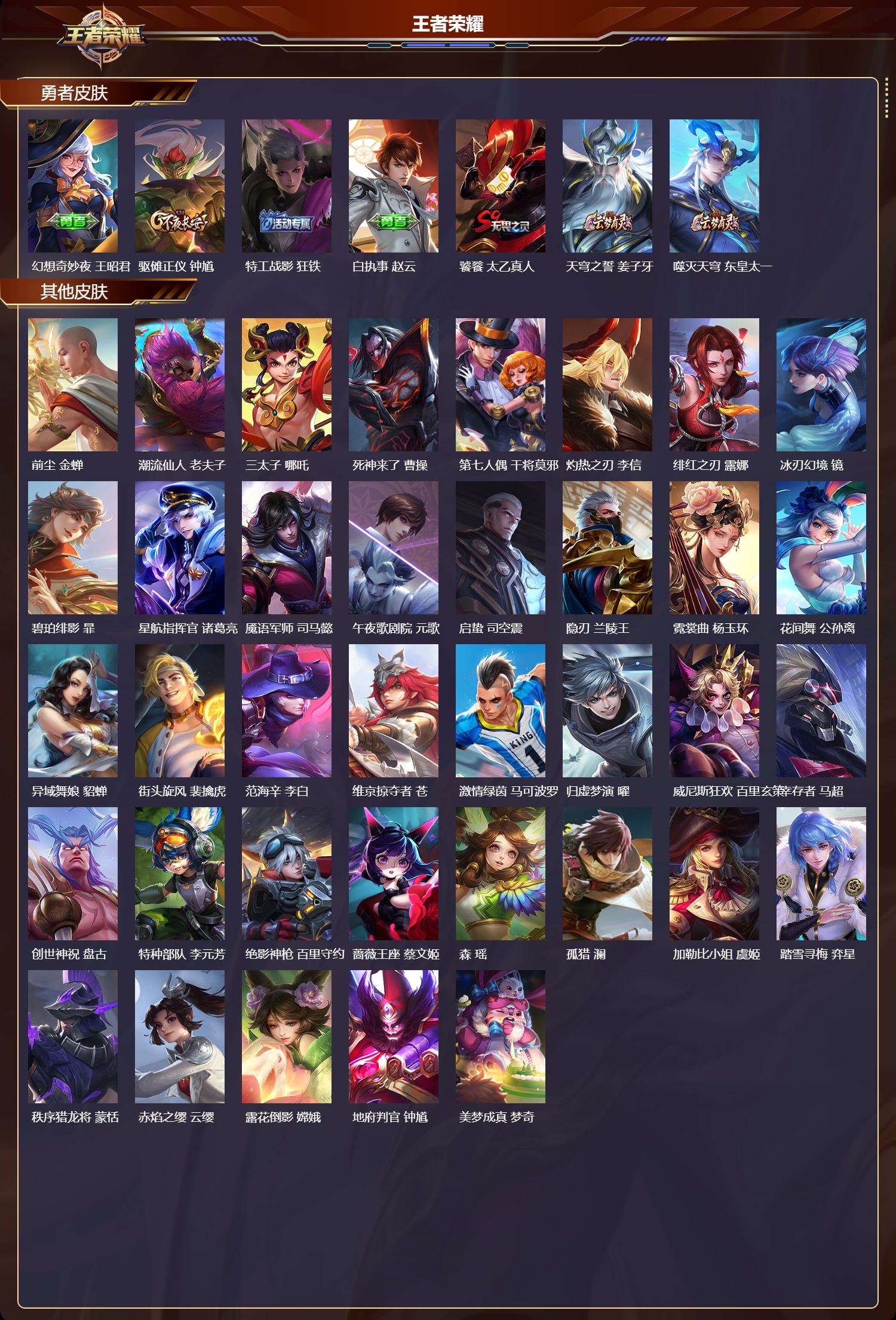 WZQM4262758王者荣耀账号详情图4