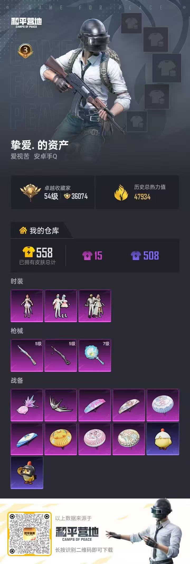 HPSJ4146296和平精英账号详情图2