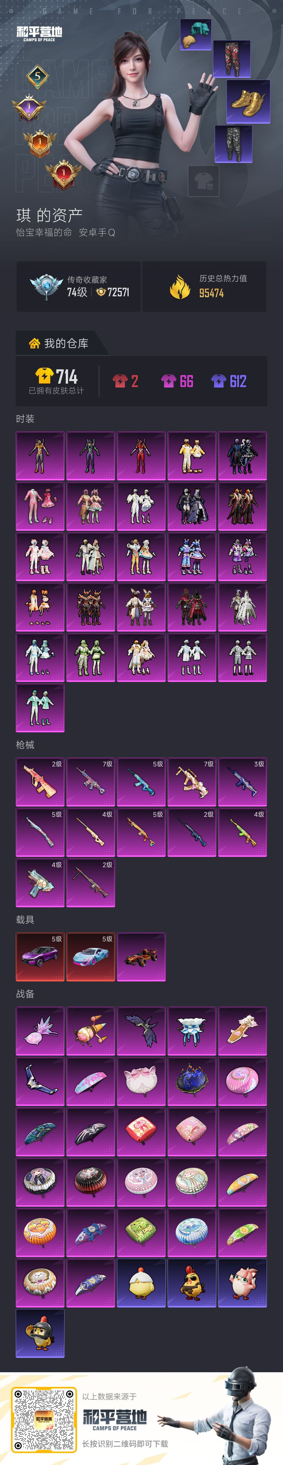 HPSJ4145631和平精英账号详情图2