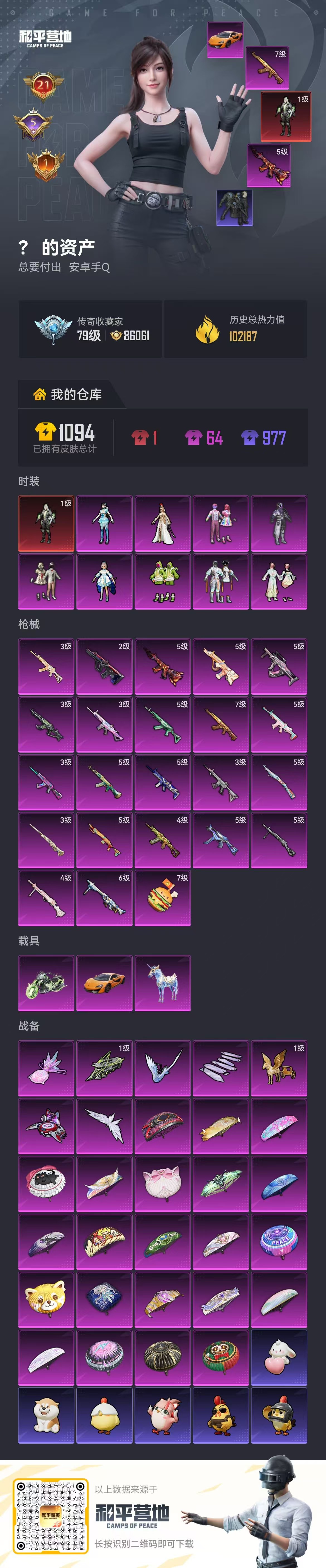 HPSJ4145273和平精英账号详情图2 HPSJ4145273和平精英账号详情图2