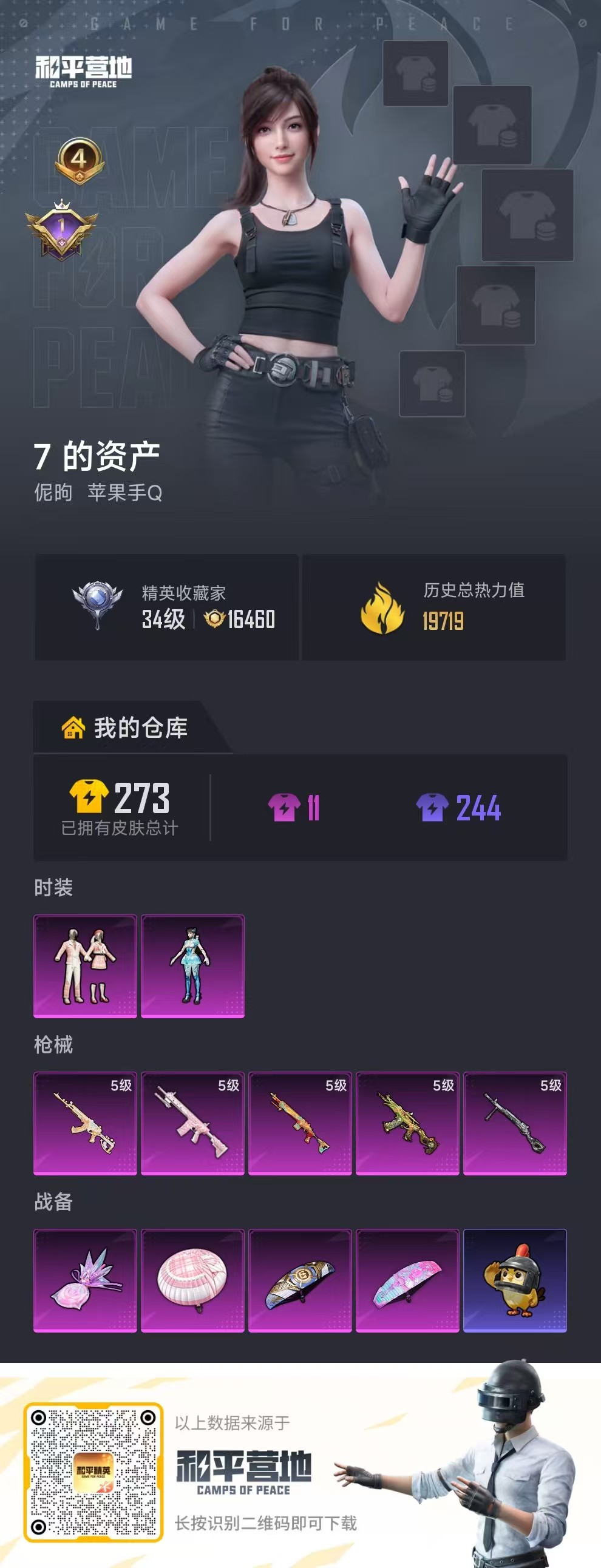 HPSJ4145250和平精英账号详情图2