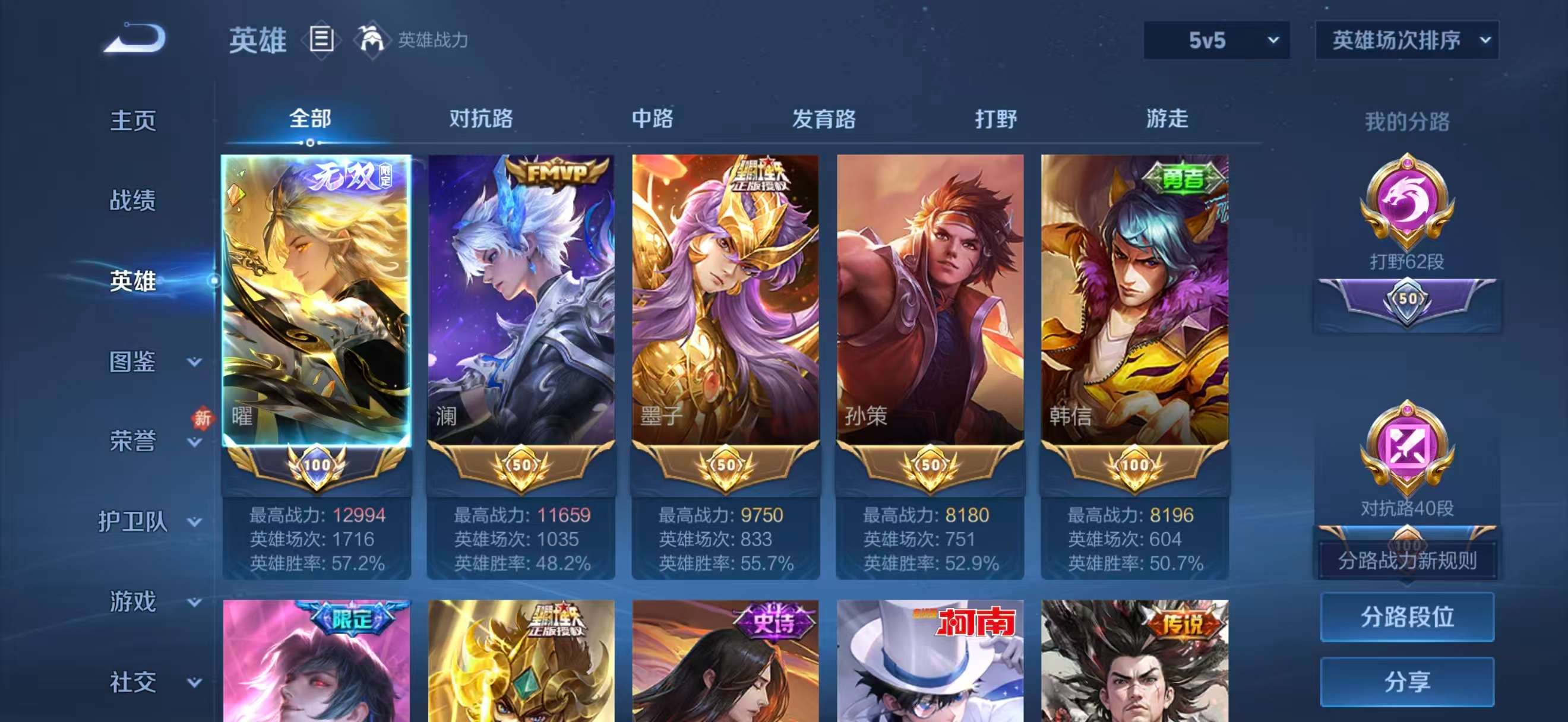 WZCMW4281282王者荣耀账号详情图4