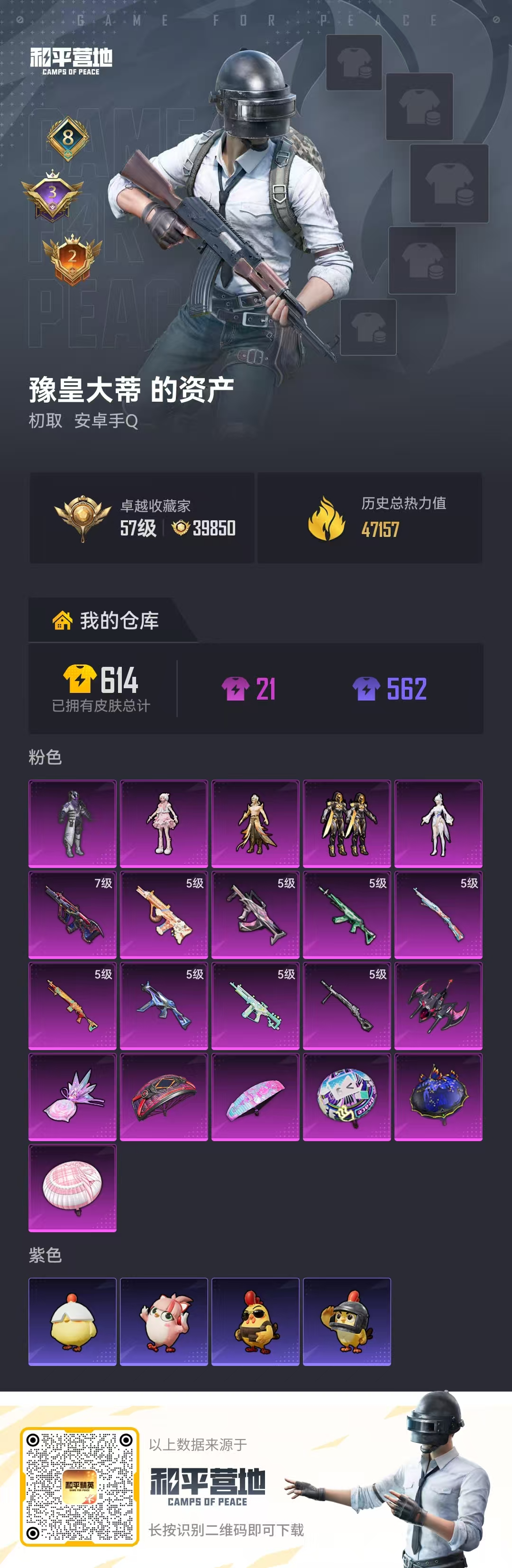 HPSJ4145108和平精英账号详情图2