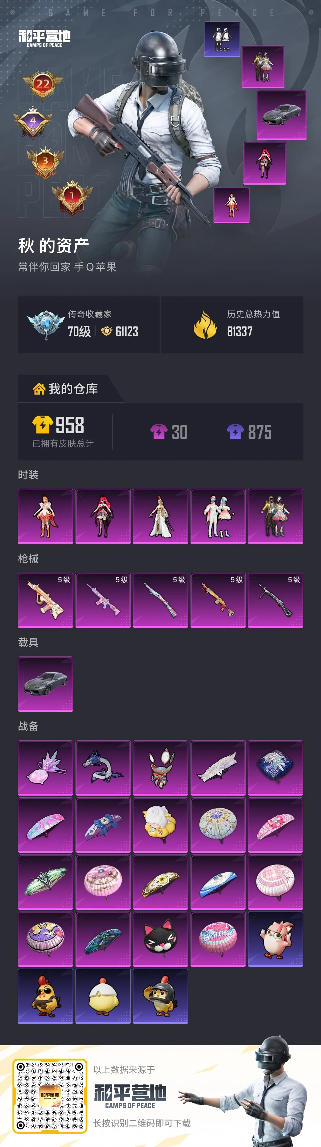 HPSJ4145639和平精英账号详情图2 HPSJ4145639和平精英账号详情图2