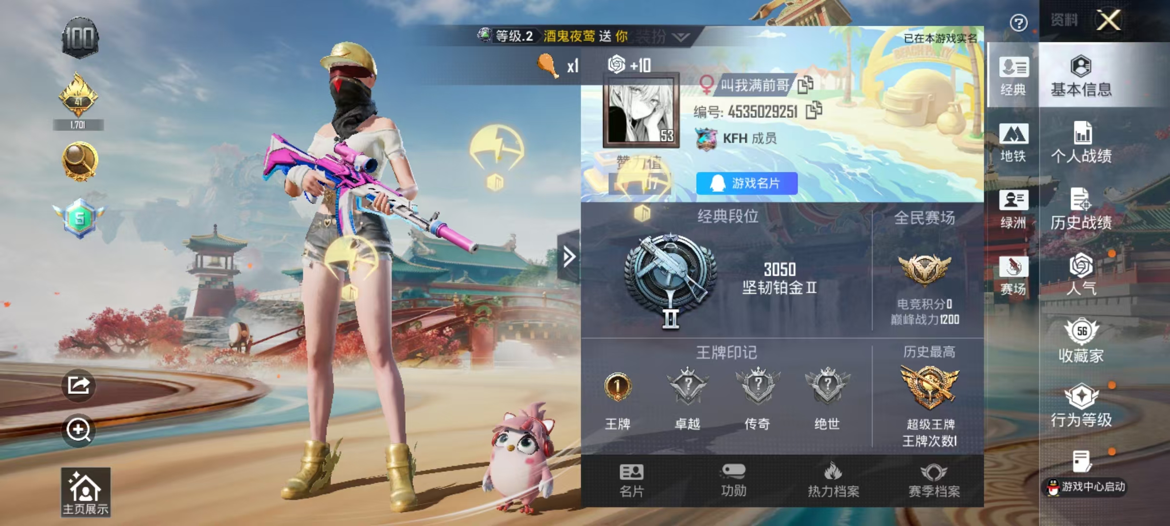 HPSJ4145713和平精英账号详情图3 HPSJ4145713和平精英账号详情图3