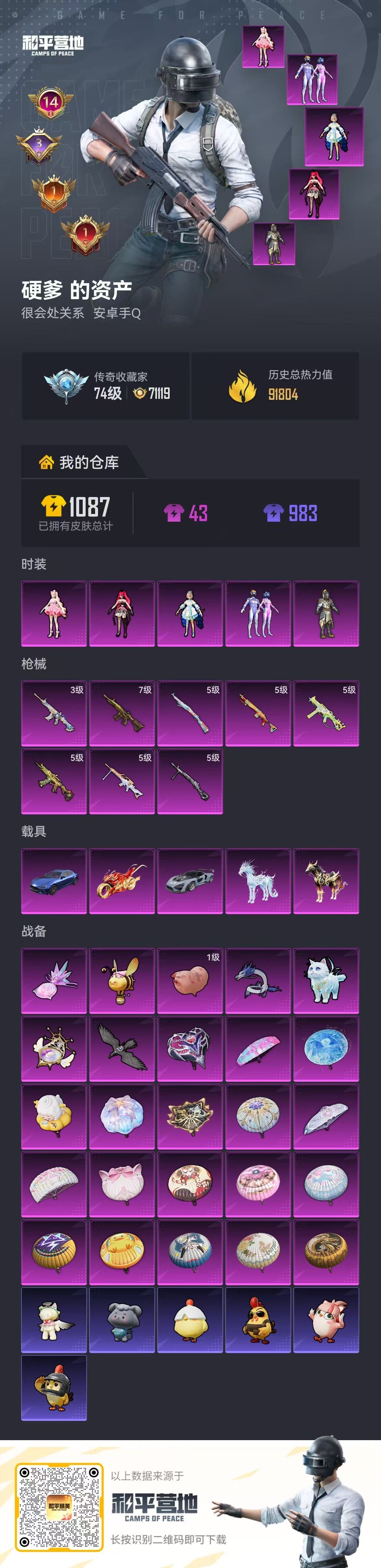 HPSJ4146272和平精英账号详情图2 HPSJ4146272和平精英账号详情图2