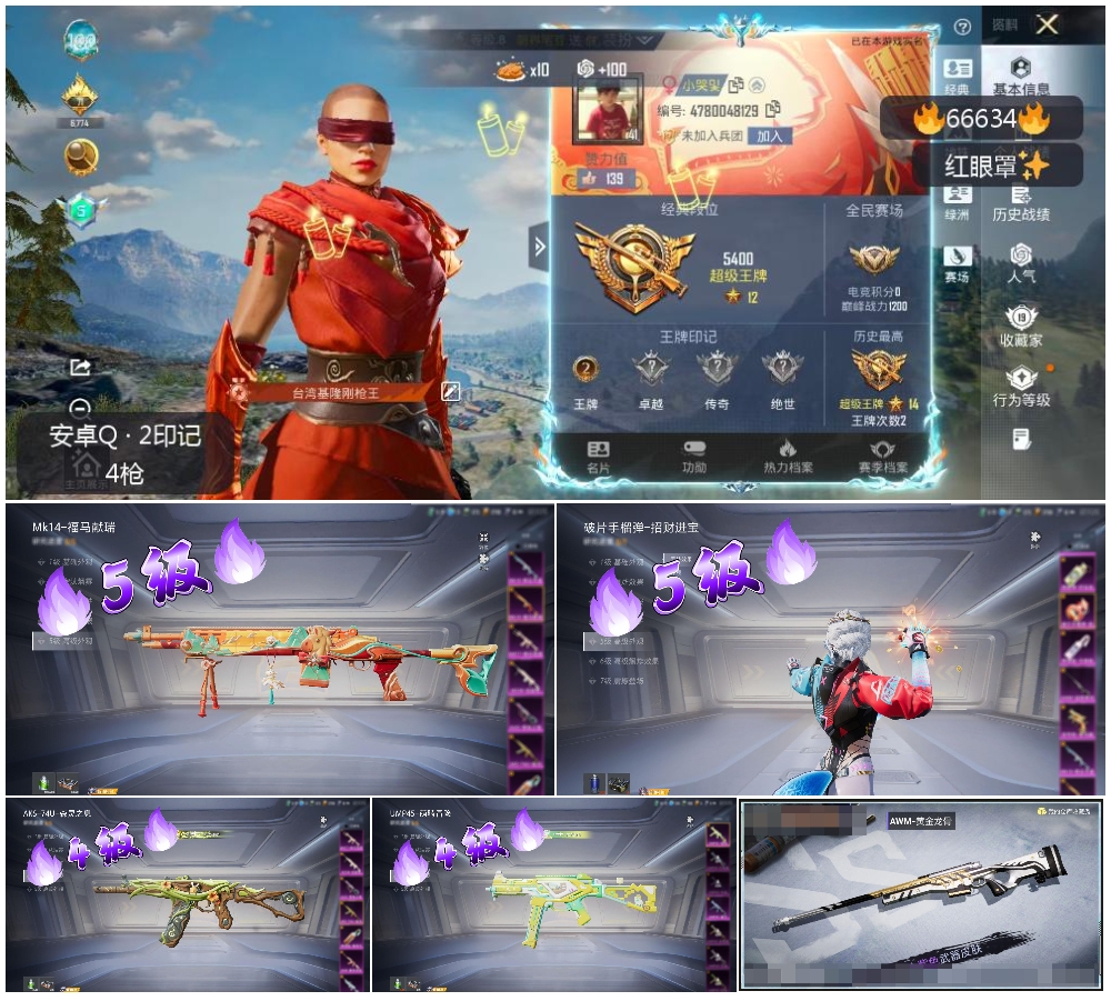 HPSJ4145619和平精英账号详情图4 HPSJ4145619和平精英账号详情图4