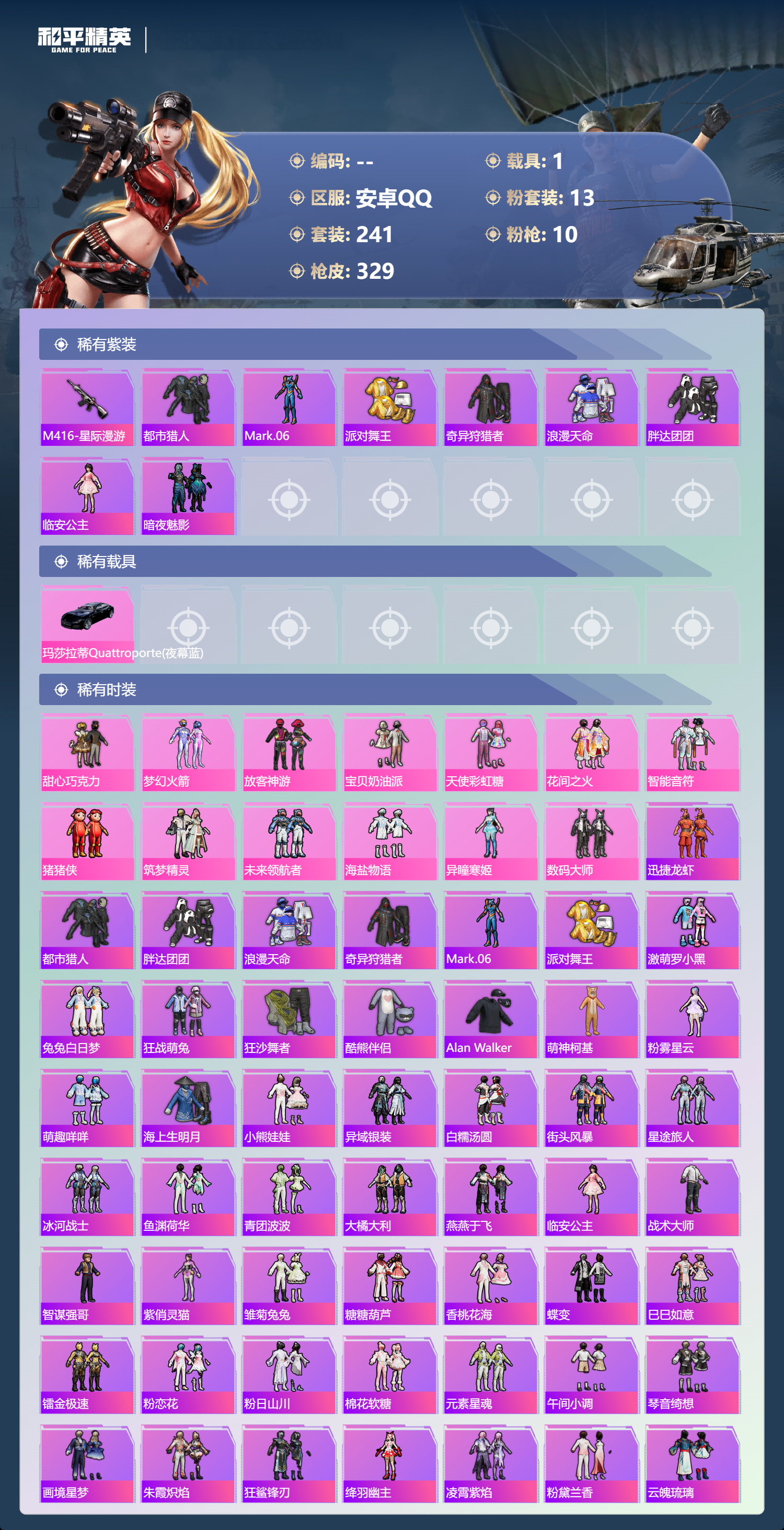 HPSJ4152917和平精英账号详情图4