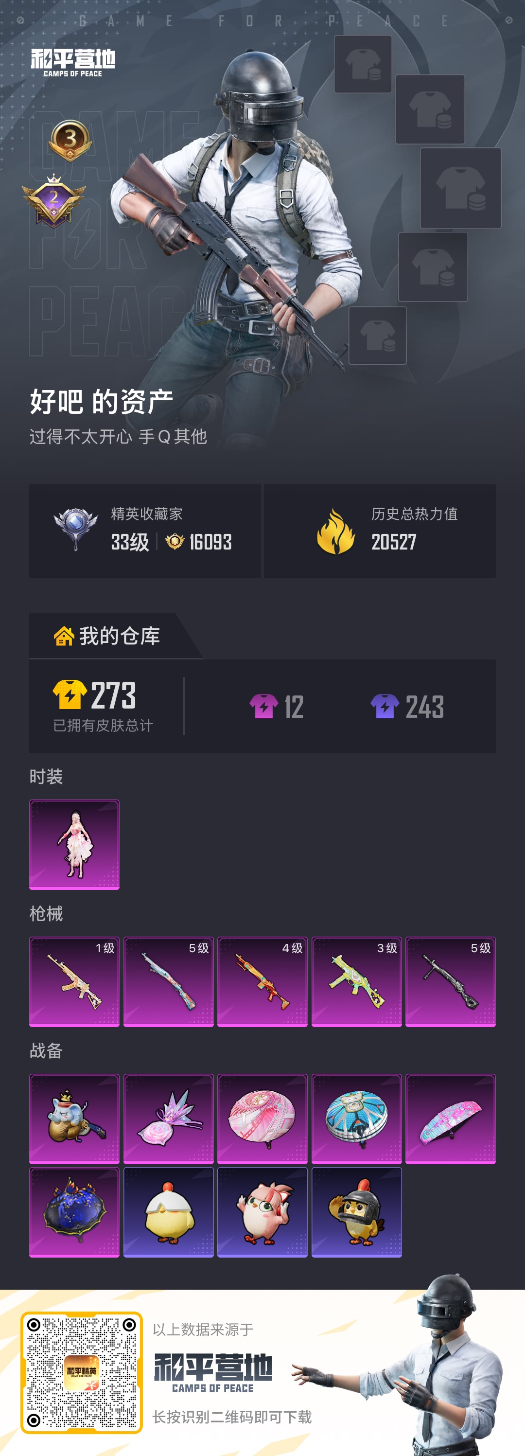 HPSJ4147975和平精英账号详情图2 HPSJ4147975和平精英账号详情图2