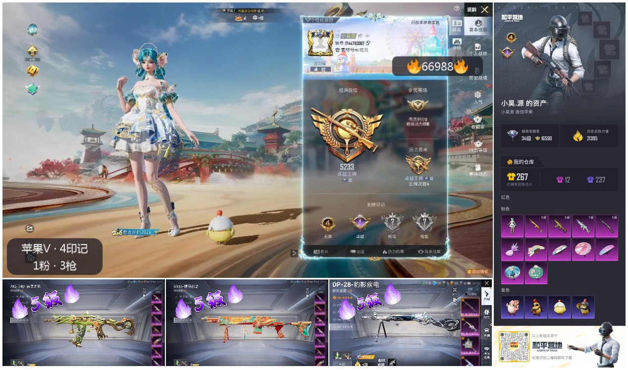 HPSJ4147983和平精英账号详情图4