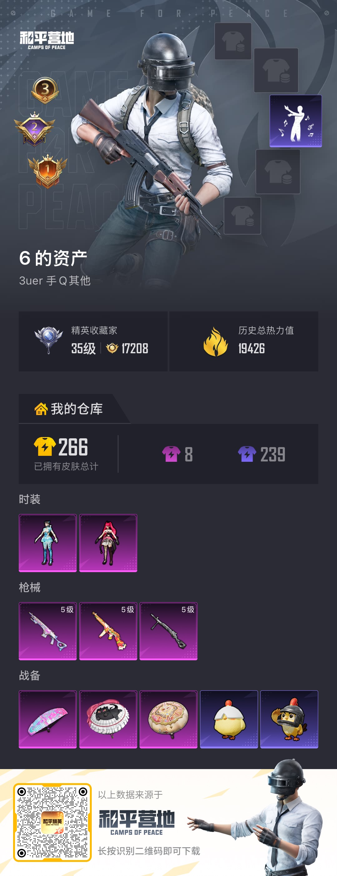 HPSJ4147427和平精英账号详情图2