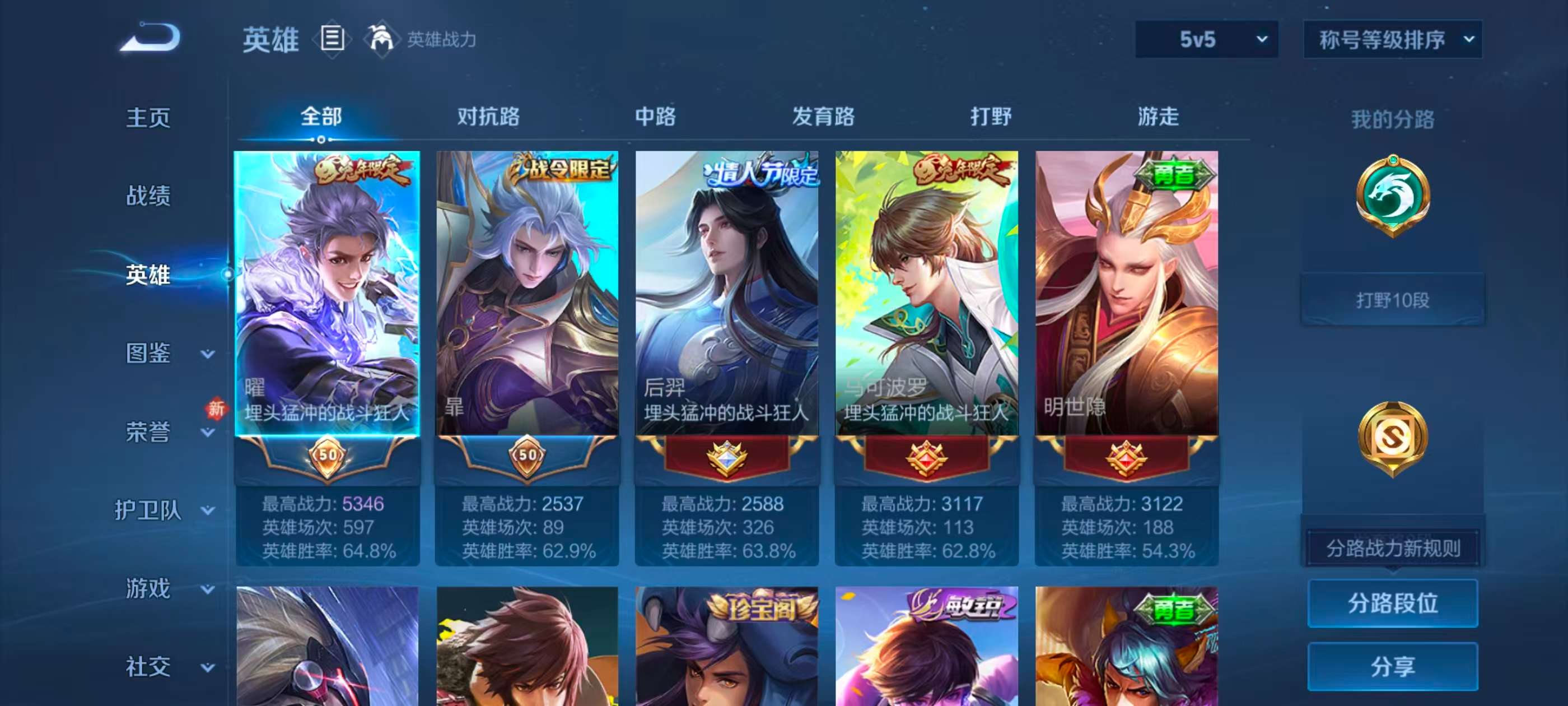 WZCMW4285937王者荣耀账号详情图3