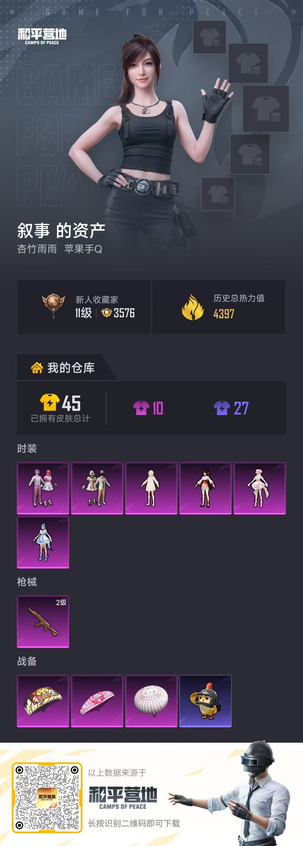 HPSJ4147998和平精英账号详情图2