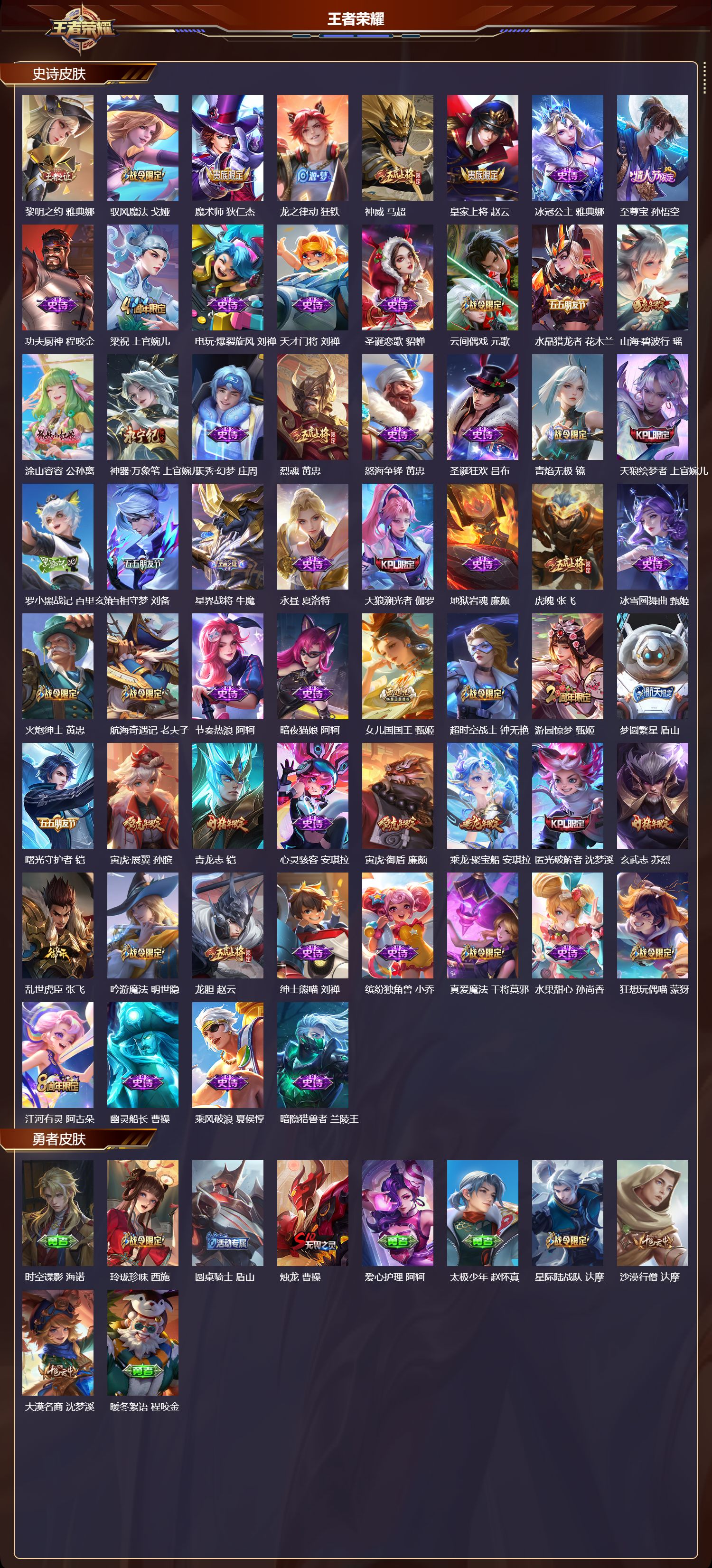 WZQM4265277王者荣耀账号详情图4 WZQM4265277王者荣耀账号详情图4