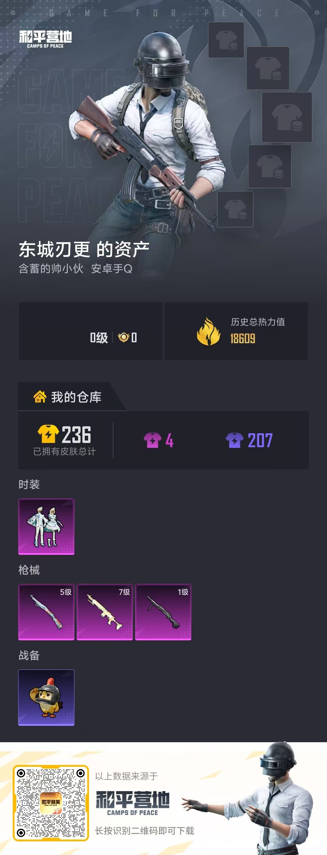 HPSJ4148007和平精英账号详情图2 HPSJ4148007和平精英账号详情图2