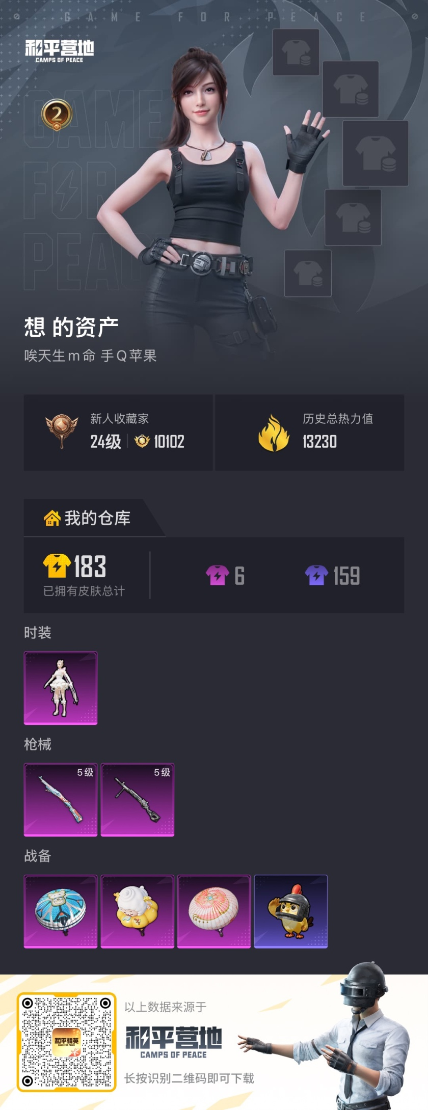 HPSJ4147429和平精英账号详情图2